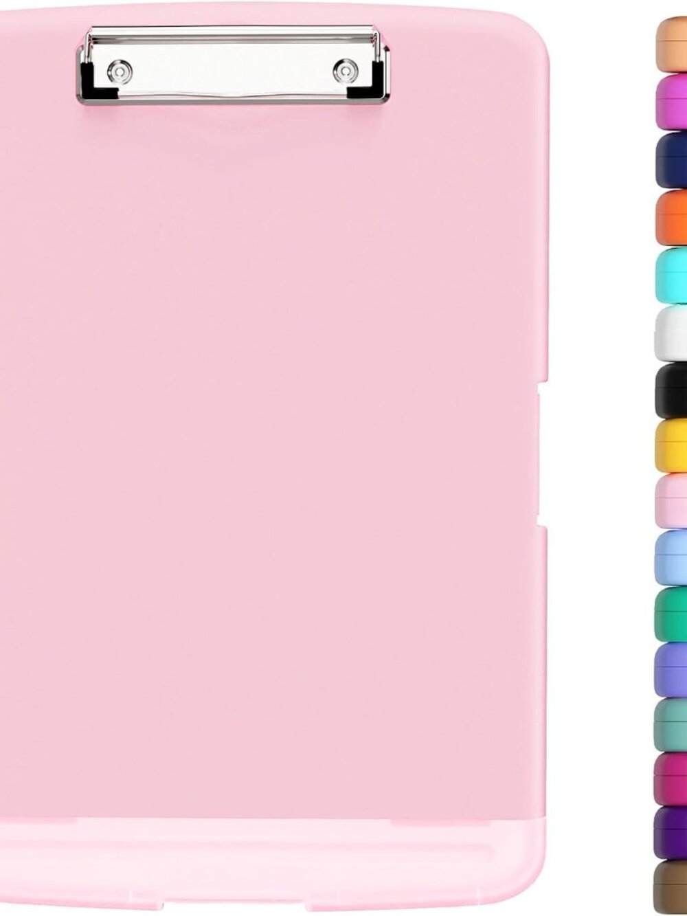 Clipboard with Storage with Pencil Case, 8.5 x 11 Storage Clip Board